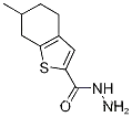 6-메틸-4,5,6,7-테트라히드로-1-벤조티오펜-2-카르보히드라지드(SALTDATA: 무료)