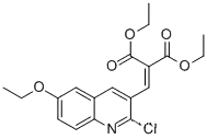 2-CHLORO-6-ETHOXY-3-(2,2-DIETHOXYCARBONYL)비닐퀴놀린