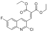 2-클로로-6-플루오로-3-(2,2-디에톡시카르보닐)비닐퀴놀린