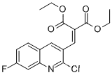 2-클로로-7-플루오로-3-(2,2-디에톡시카르보닐)비닐퀴놀린
