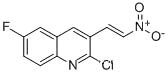 E-2-클로로-6-플루오로-3-(2-니트로)비닐퀴놀린