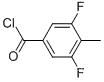 벤조일 클로라이드, 3,5-디플루오로-4-메틸-(9CI)