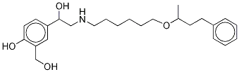 살메테롤 관련 화합물 B(10 mg) (4-{1-하이드록시-2-[6-(4-페닐부탄-2-일옥시)헥실아미노]에틸}-2-(하이드록시메틸)페놀)