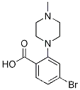4-BroMo-2- (4- 메틸 -1- 피 페라 지닐) 벤조산