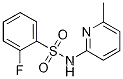 2- 플루오로 -N- (6- 메틸 -2- 피리 딜) 벤젠 설 포나 미드
