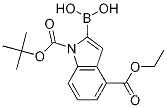 1-BOC-4-(에톡시카르보닐)인돌-2-보론산