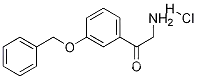 에타 논, 2-aMino-1- [3- (페닐 메 톡시) 페닐]-, 염산염