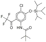 N-[2-트리플루오로아세틸-4-클로로-5-(트리이소프로필실릴옥시)페닐]-2,2-디메틸프로판아미드