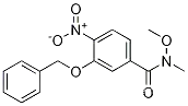 3-(벤질옥시)-N-메톡시-N-메틸-4-니트로벤즈아미드