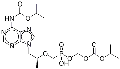 Mono-POC Tenofovir 6-Isopropyl CarbaMate
(DiastereoMers의 혼합물)