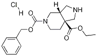 1H-피롤로[3,4-c]피리딘-5,7a-디카르복실산, 헥사히드로-, 7a-에틸 5-(페닐메틸) 에스테르, 염산염, (3aS,7aS)-