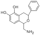 rac-1α*-(アミノメチル)-3,4-ジヒドロ-3α*-フェニル-1H-2-ベンゾピラン-5,6-ジオール