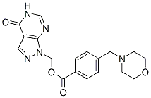 4-(모르폴리노메틸)벤조산 (4,5-디히드로-4-옥소-1H-피라졸로[3,4-d]피리미딘-1-일)메틸 에스테르