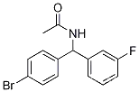 N-[(4-브로모페닐)(3-플루오로페닐)메틸]아세타미드