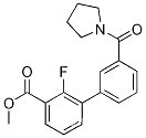 메틸 2-플루오로-3-[3-(피롤리디노카르보닐)페닐]벤조에이트