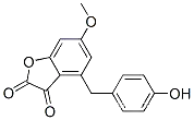 4-(p-히드록시벤질)-6-메톡시벤조푸란-2,3-디온