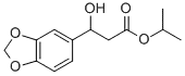 1,3-벤조디옥솔-5-프로판산, B-하이드록시-, 1-메틸레틸 에스테르