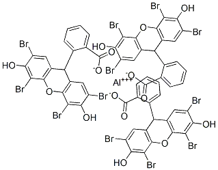 2′,4′,5′,7′-テトラブロモ-3′,6′-ジヒドロキシスピロ[イソベンゾフラン-1(3H),9′-[9H]キサンテン]-3-オン/アルミニウム,(1:x)