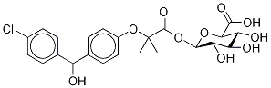 페니로피브레이트 아실-β-D-글루쿠로나이드
(부분 입체 이성질체의 혼합물)