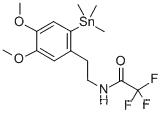 아세트아미드, N-[2-[4,5-DIMETHOXY-2-(TRIMETHYLSTANNYL)PHENYL]ETHYL]-2,2,2-TRIFLUORO-