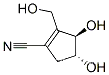 1-사이클로펜텐-1-카보니트릴, 3,4-디하이드록시-2-(하이드록시메틸)-, (3R-트랜스)-(9CI)