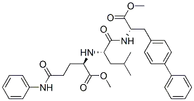 L-알라닌, 3-[1,1-비페닐]-4-일-N-[N-[1-(메톡시카르보닐)-4-옥소-4-(페닐아미노)부틸]-L-류실]-, 메틸 에스테르 , (R)-(9CI)