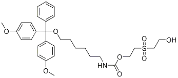 [6-[비스(4-메톡시페닐)페닐메톡시]헥실]-카르바믹산 2-[(2-히드록시에틸)술포닐]에틸 에스테르