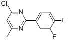 4-클로로-2-(3,4-디플루오로페닐)-6-메틸피리미딘