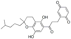 2-[2-[(5,8-ジヒドロキシ-2-イソヘキシル-2-メチルクロマン-6-イル)カルボニル]エチル]-p-ベンゾキノン
