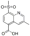 5-퀴놀린카르복실산, 3-메틸-8-(메틸술포닐)-