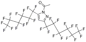 1-아세틸-3,5-비스(퍼플루오로헥실)피라졸