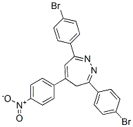 3,7-비스(p-브로모페닐)-5-(p-니트로페닐)-4H-1,2-디아제핀