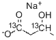 DL-3-HYDROXYBUTYRIC ACID-1,3-13C2, 나트륨염