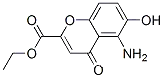 5-아미노-6-히드록시-4-옥소-4H-1-벤조피란-2-카르복실산 에틸 에스테르