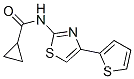 시클로프로판카르복사미드, N-[4-(2-티에닐)-2-티아졸릴]-(9CI)