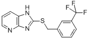1H- 이미 다조 [4,5-B] 피리딘, -2-[[[3- (트리 플루오로로 메틸) 페닐] 메틸] 티오]-