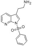 1H- 피 롤로 [2,3-b] 피리딘 -3- 에탄 아민, 1- (페닐 설 포닐)-