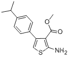 2-아미노-4-(4-이소프로필-페닐)-티오펜-3-카르복실산 메틸 에스테르