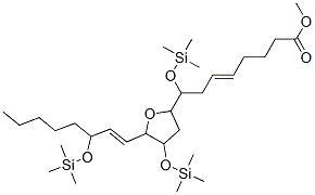 8-[テトラヒドロ-4-[(トリメチルシリル)オキシ]-5-[3-[(トリメチルシリル)オキシ]-1-オクテニル]フラン-2-イル]-8-[(トリメチルシリル)オキシ]-5-オクテン酸メチル