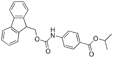 벤조산, 4-[[(9H-플루오렌-9-일메톡시)카르보닐]아미노]-, 1-메틸에틸 에스테르(9CI)