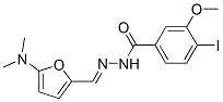벤조산, 4-요오도-3-메톡시-, [[5-(디메틸아미노)-2-푸라닐]메틸렌]히드라지드(9CI)