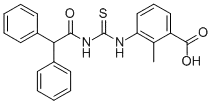 3-[[[(디페닐아세틸)아미노]티옥소메틸]아미노]-4-메틸-벤조산