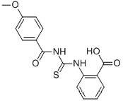 2-[[[(4-메톡시벤조일)아미노]티옥소메틸]아미노]-벤조산