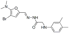 글리신, N-(3,4-디메틸페닐)-, [[4-브로모-5-(디메틸아미노)-2-푸라닐]메틸렌]히드라지드 (9CI)