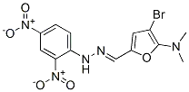 2-푸란카르복스알데히드, 4-브로모-5-(디메틸아미노)-, (2,4-디니트로페닐)히드라존(9CI)