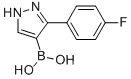 [3-(4-플루오로페닐)-1H-피라졸-4-일]붕소산