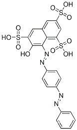 7-ヒドロキシ-8-[4-(フェニルアゾ)フェニルアゾ]-1,3,6-ナフタレントリスルホン酸