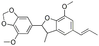 6-[2,3-ジヒドロ-7-メトキシ-3-メチル-5-(1-プロペニル)ベンゾフラン-2-イル]-4-メトキシ-1,3-ベンゾジオキソール