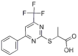 2-{[4-페닐-6-(트리플루오로메틸)피리미딘-2-일]티오}프로판산