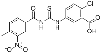 2-클로로-5-[[[(4-메틸-3-니트로벤졸)아미노]티옥소메틸]아미노]-벤조산